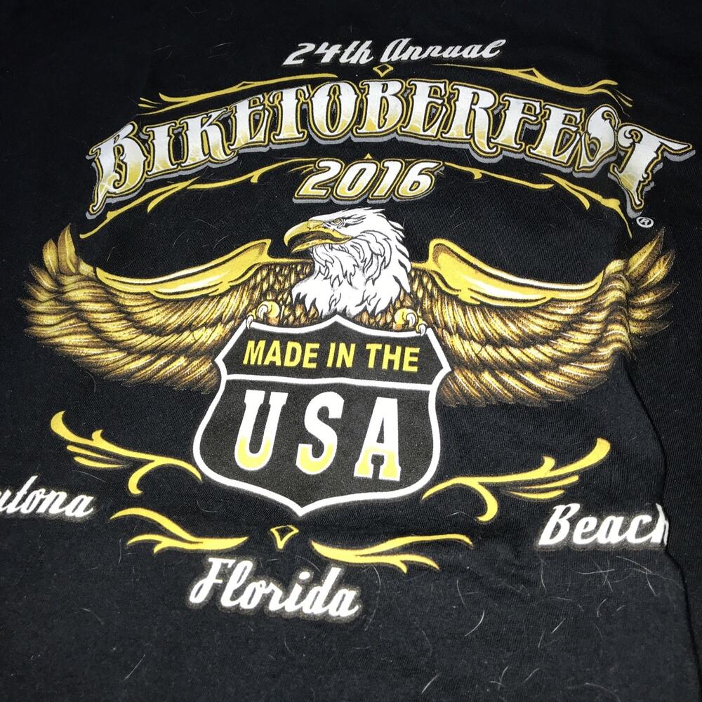 Daytona Beach 2016 Biketoberfest‎ Adult Large Tee - Picture 2 of 2